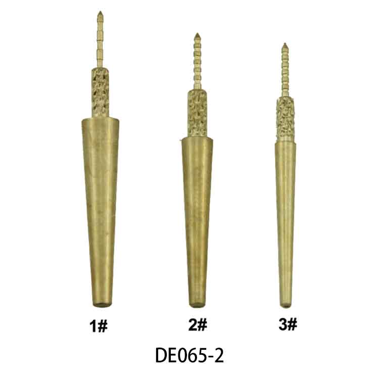  DE065-2 Brass Dowel Pins With Spike